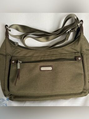 Baggallini Olive Green Crossbody  Bag